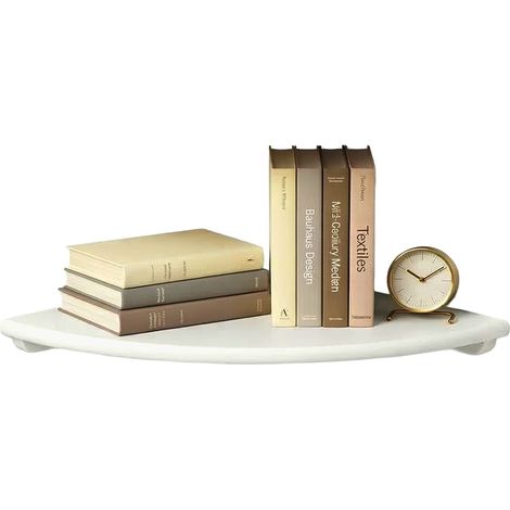 Relaxdays Corner Shelf, Walnut, Wall-mounted, Size options, Living room, Decor, Load 5 kg, Colour options