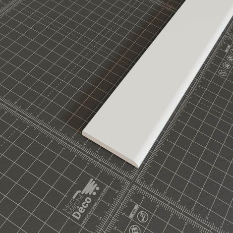 Champlat PVC Cellulaire 45 mm - Longueur 2.50 m - Lot de 5 - Blanc