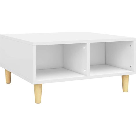Tavolino da Salotto Bianco 60x60x30 cm in Legno Multistrato vidaXL