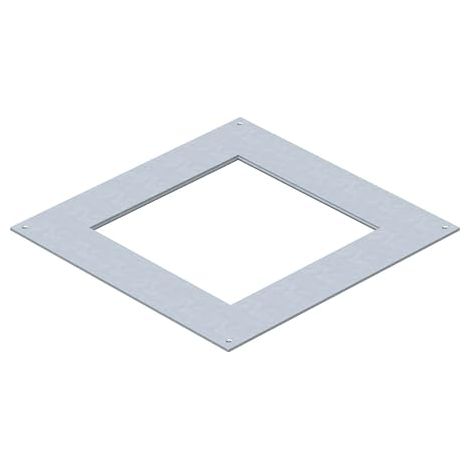 OBO Bettermann Montagedeckel DUG 250-3 9 Negro 29x29 cm