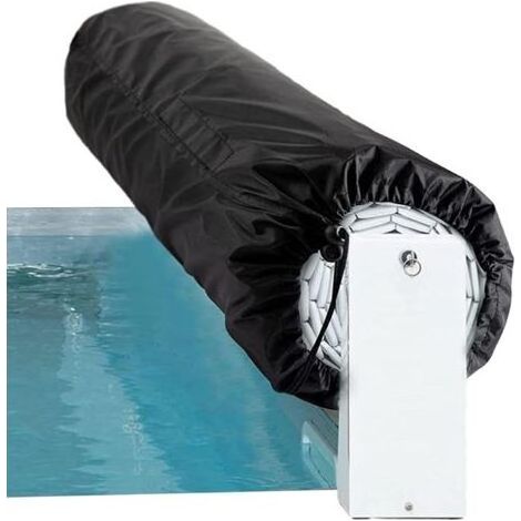 Enrouleur de bâche de piscine 4x8m – Housse imperméable résistante à l'usure – Fixation nylon et boucle aluminium – Pour isolation thermique (1/5)