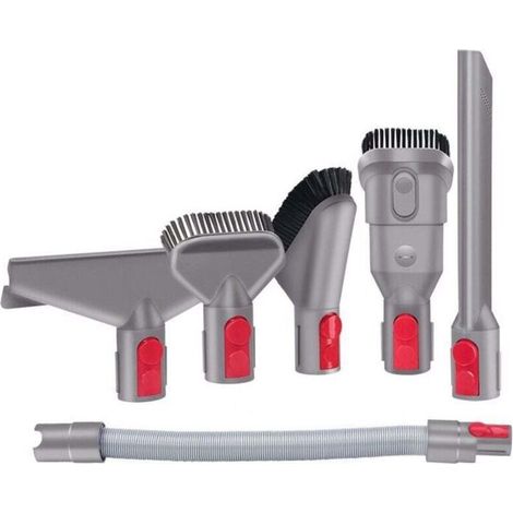 6-teilig für Dyson Ersatz für Dyson Bürste und Verlängerungsschlauch, Ersatzteil-Set für Dyson Staubsauger V7 V8 V10 V11 V15, perfekte Passform und tiefe Saugkraft (1/4)