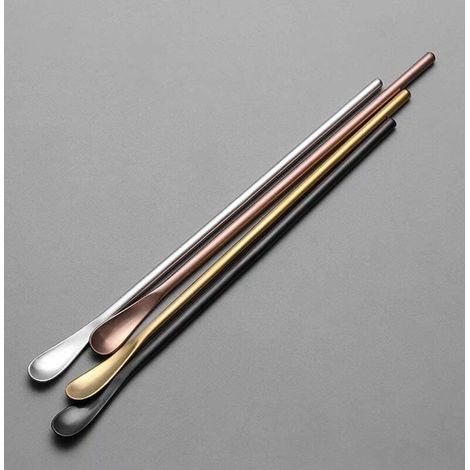 Agitateur à café – agitateur en acier inoxydable, cuillère à cocktail, cuillère à thé
