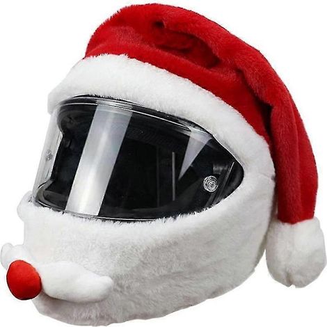 Décoration de Noël - Housse de casque citrouille - Casque de moto - Casque intégral humoristique - Casque intégral humoristique (1/4)