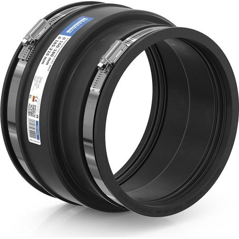 CR Adapterkupplung CAC 2002, bis 0,6 bar (185-210mm auf 160-180mm), EPDM / V2A