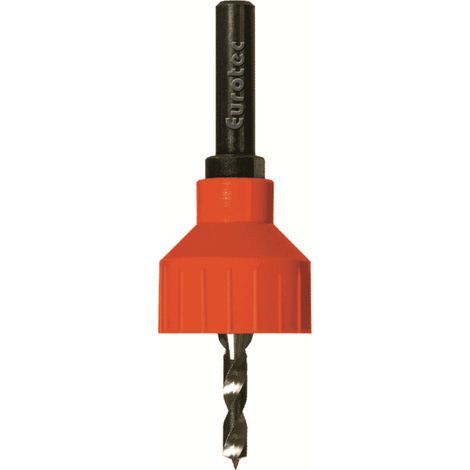 Mèche à bois pour perceuse – Fraise de perçage 5 mm – Pour vis terrasse – Réduction du couple d'insertion – Coupe nette sans éclat – Eurotec (1/4)