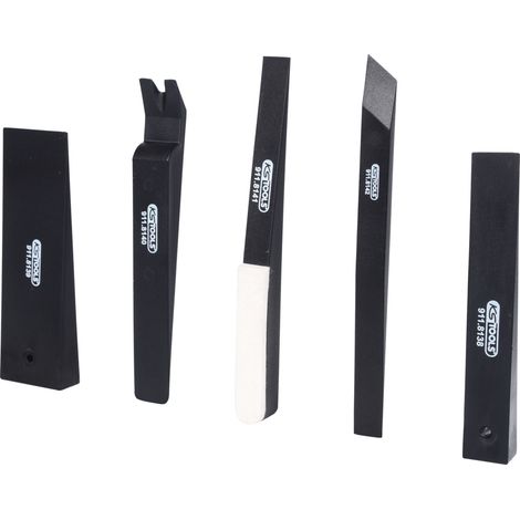 Set di cunei in plastica KS Tools nero 5 pezzi antiurto (1/5)