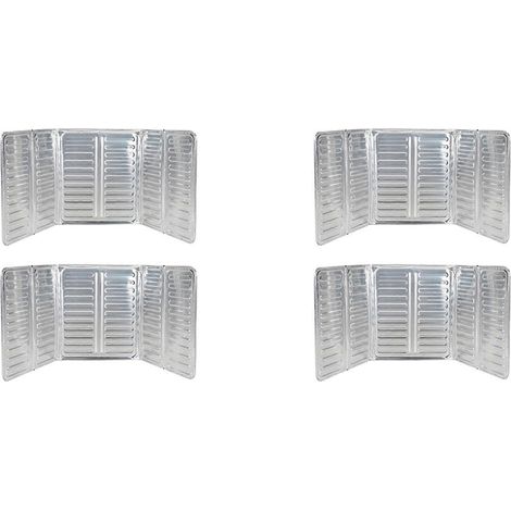 4X cuisson Frying huile éclaboussures écran couvercle anti éclaboussures Aluminium Foil Scald résistant carte B (1/5)