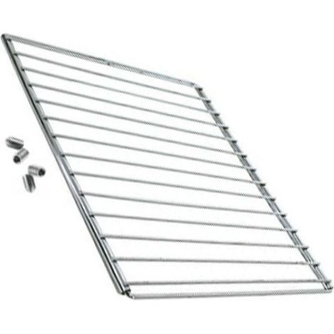 Grille extensible 370/650 x 320 mm – 4 vis incluses – Compatible avec fours et cuisinières de toutes marques – Pour cuisson optimale