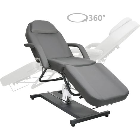 Table de massage Gris 180x62x(87-112) cm