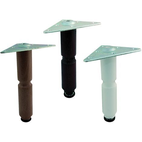 PIEDINO PER MOBILI cm 10 bianco 4 PZ
