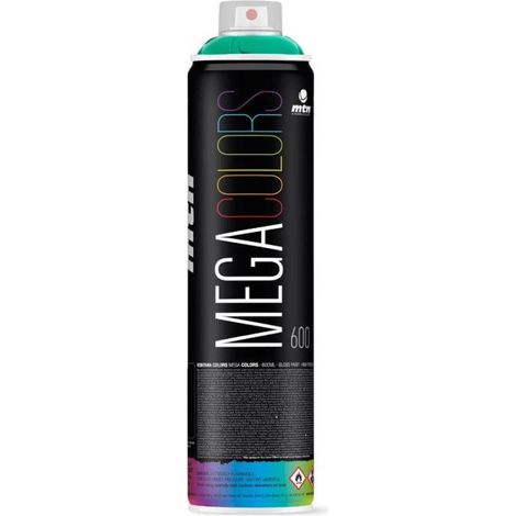 Bombe de peinture mega 600ml - Vert chirurgical - MTN (1/3)