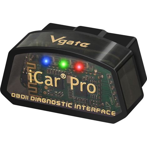 iCar Pro OBD2 Bluetooth 4.0 (BLE) Outil de diagnostic automobile, lecteur de codes défauts moteur ELM 327 V 2.3 pour systèmes Android/iOS, compatible avec l'application Torque et OBD Car Doctor (1/5)