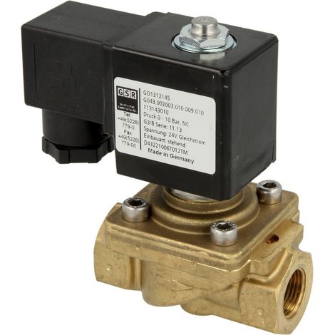 Electrovanne GSR E4322/1006/T012TM 3/8’’, 24 V :