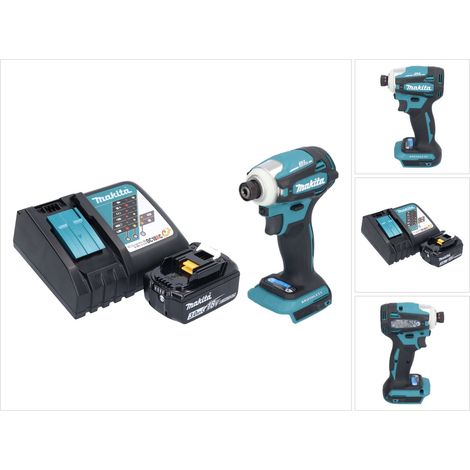 Avvitatore a impulsi a batteria Makita DTD 172 RF1 18 V 180 Nm 1/4" brushless + 1x batteria ricaricabile 3,0 Ah + caricabatterie (1/5)