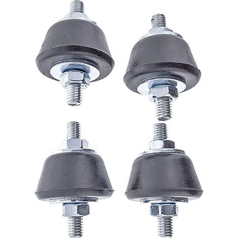 Kit 4 Amortiguadores Instalpack B AG35bV1  Dureza 60 ShA  Soporte Suelo Aire Acondicionado 12-140kg  Pack Completo M8