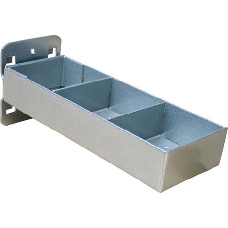 ADB Lochwand Ablage Werkzeugablage Kleinteileablage mit Einteilung 150 x 55 mm