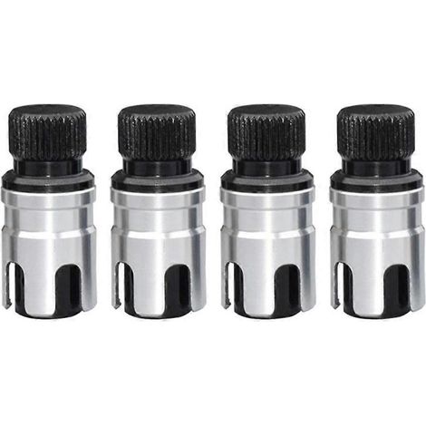 Valves de réglage de la pression des pneus, valves de dégonflage rapide pour une meilleure traction sur sable mou, couleur argent (1/5)