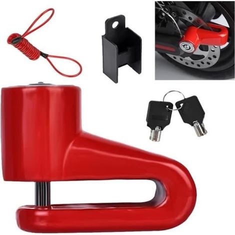 SABIR-Antivol de disque pour moto, antivol de disque avec alarme, antivol de disque de sécurité, antivol de disque (1/4)