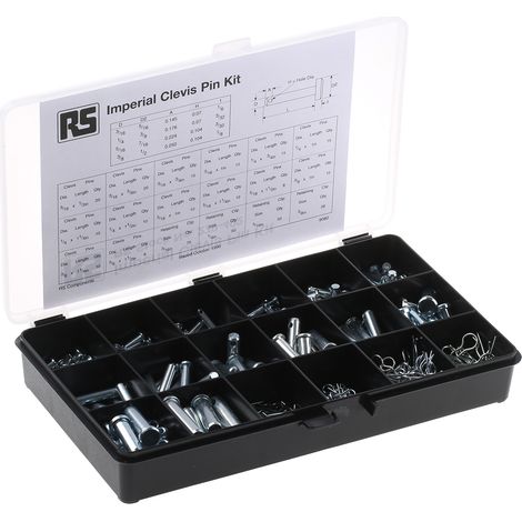 Kit de Chapes, Goupilles Impérial, 352 pièces en Acier ( Prix pour 1 Kit )