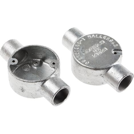 Raccord de gaine RS PRO, taille 25mm en Acier