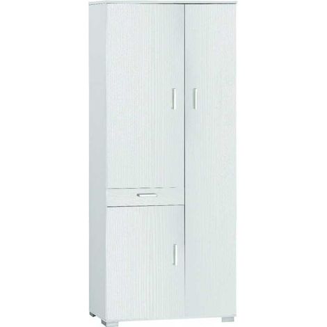 KIT ARMADIO MULTIUSO BAGNO H180L77 P34 Cm FINITURA BIANCO SARMOG 623k (1/10)