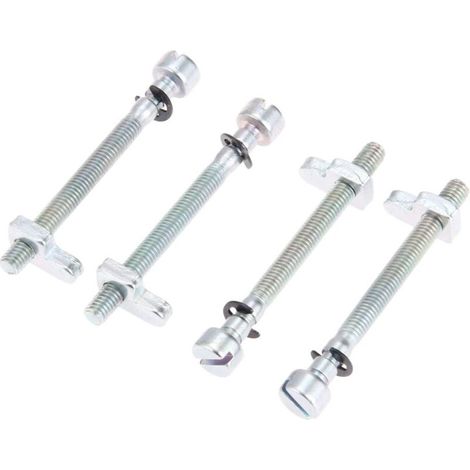 Lot de 4 Vis de Tendeur de Réglage Spanner Vis à Chaîne pour Tronçonneuse Husqvarna 36 41 136 137 141 142 235 240