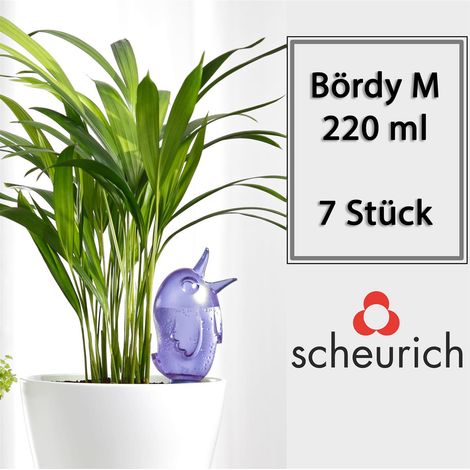 7x Scheurich Bewässerungssystem Bördy M 7 x Lila 220ml Füllmenge Wasserspender Scheurich Wasserspender Bördy M 220 ml (1/5)