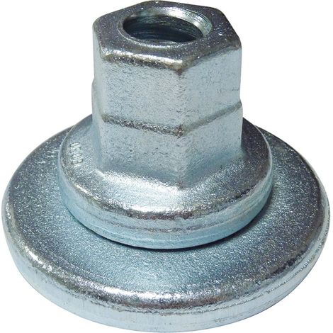 Écrou de coffrage acier forgé - rondelle flottante - tête 36/38 base 95 mm (tige ø 23 mm) (1/5)