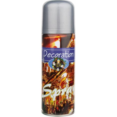 Dekorative Sprühlackfarbe für Blumentöpfe, Silber, 250 ml (1/3)