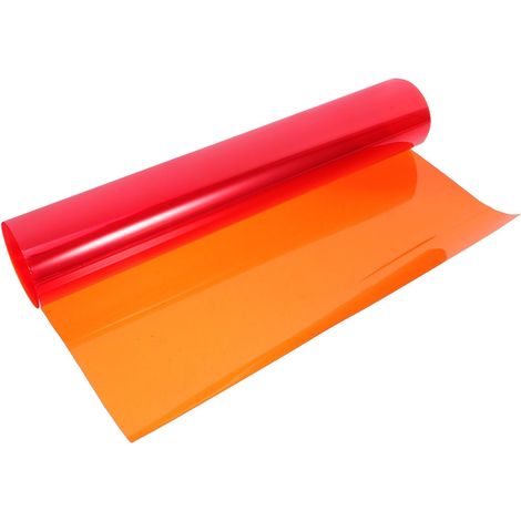 adhésif orange en PET pour fenêtres résistant à la lumière (1/5)