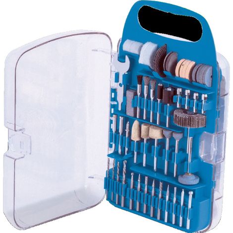 Set accessori per mini smerigliatrice composto da 181 pezzi