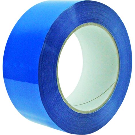 Lot de 6 Ruban adhésif polypropylène économique 48mmX100M Bleu