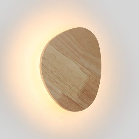Wandleuchte aus Holz ECLIPSE 3, warm 8W