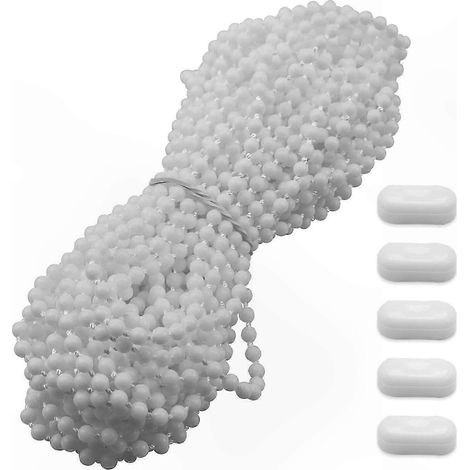 Kit de chaînette à billes pour stores verticaux, enrouleurs et romains avec clips (1/5)