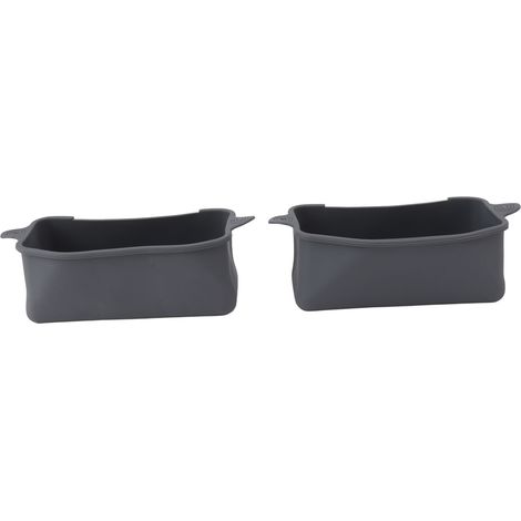 2 Pièces Protège-Graisse en Silicone Réutilisable, Tapis Anti-Graisse pour Plancha, Bac de Récupération d'Huile pour Grill (1/5)