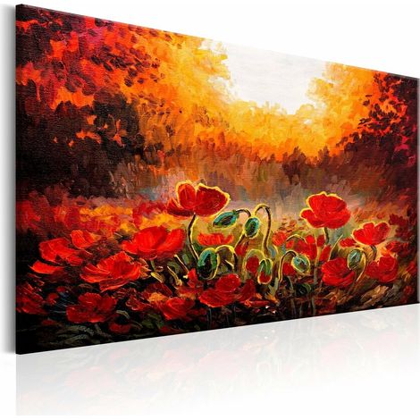 Tableau prairie secrète - 120 x 80 cm (1/4)