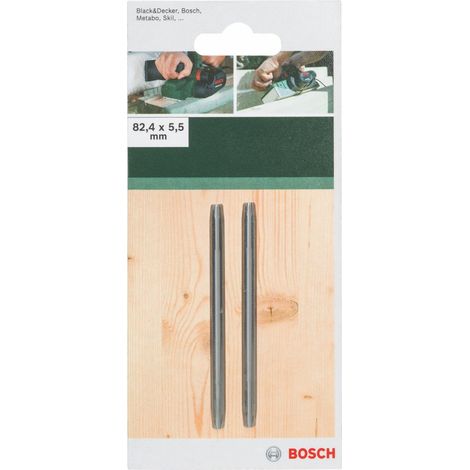 Bosch 2609256648 - Lame per pialla HM/CT (2 pezzi)