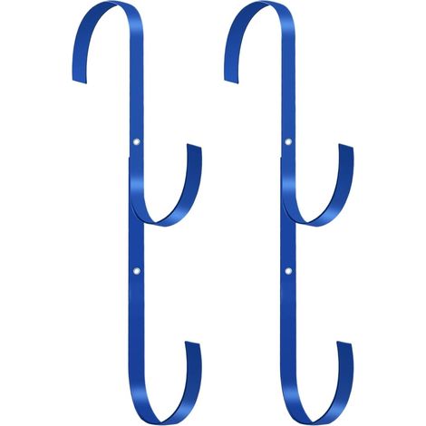Ganchos Para Ferramentas De Piscina - 2 Peças, Postes De Metal Para Fixação No Solo (1/5)