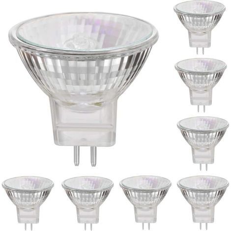 MR11 12V 35W lampes halogènes GU4 base spot 2800K blanc chaud, dimmable ,pack de 8 (1/5)