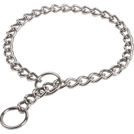 Collier Chien Entraînement Chaîne - Acier Inoxydable 304 - 24 Pouces - Pour Chiens Moyens à Grands - 1 Pièce (1/5)