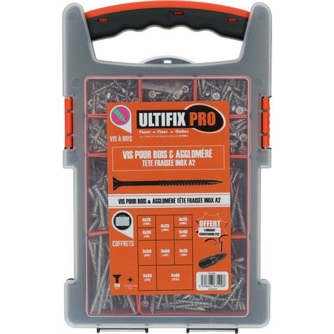 Ultima Visser Fijar Pegar GRAPPACK03 Set Tornillos Madera (1/3)