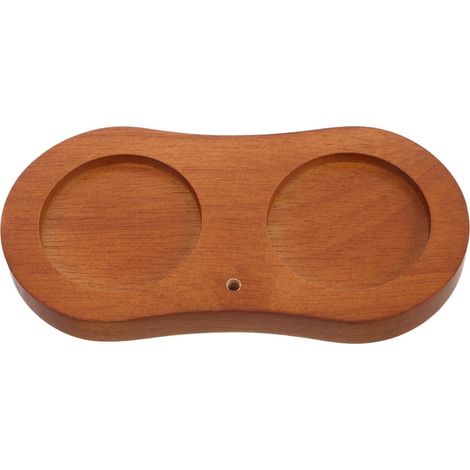 Support en Bois D’acacia pour Moulin à Poivre et Sel, Double Bac (1/5)