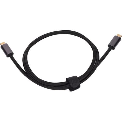 Câble d'extension USB-C 3.2 100 W 20 Gbit/s 8K 60 Hz, adaptateur mâle-mâle, pour le bureau et l'apprentissage, 100 cm (1/5)
