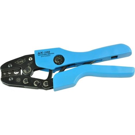Pince à dénuder Outils de sertissage à la main for liaisons de câbles et bornes non isolées Pince à sertir à cliquet 4-10mm² (1/2)