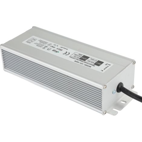 Alimentation LED étanche IP67, compacte, haute efficacité, sécurité AC 100-265V, sortie 12V, prise européenne