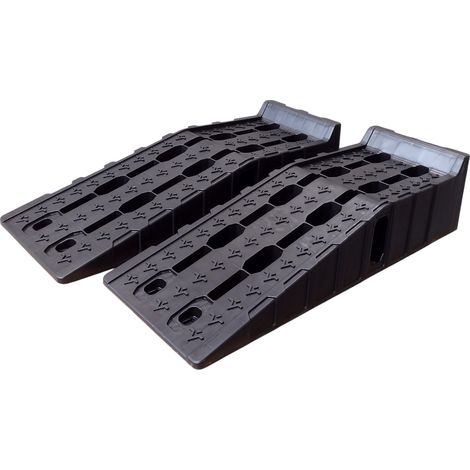 Rampe per auto robuste, rampe da officina, piattaforme 8T, 2 pezzi