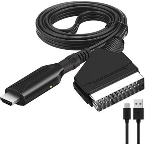 Scart zu HDMI Konverter Audio-Video-Adapter für HDTV/DVD/Set-Top-Box/PS3/PAL/NTSC Starlight (1/4)