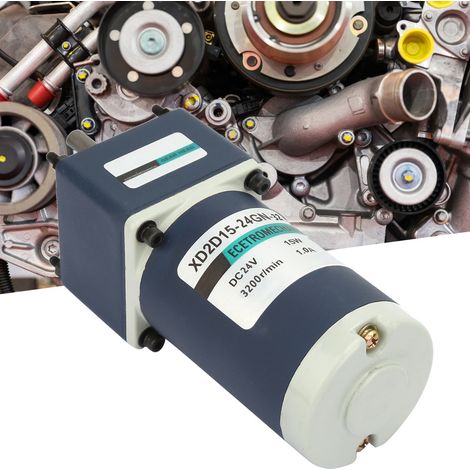 Motoréducteur aimant permanent 24V CC 15W XD2D15-24GN-32S vitesse réglable 17 RPM (1/5)