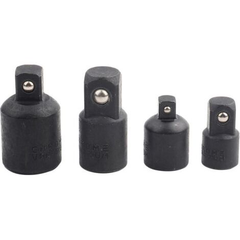 Eosnow Réducteur de douille, adaptateur à clé 1/2 "3/8", convertisseur tournevis à 4pcs quatre adaptateurs Tool pour le conducteur pour diverses prises (1/4)